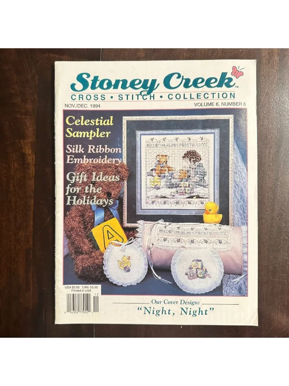 Stoney Creek Cross Stitch Collection 1994 Vol 6 #6 Featuring 